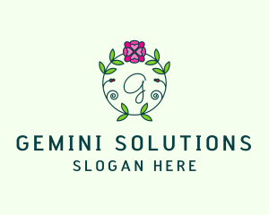 Floral Flower Wellness Spa logo design