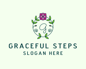 Floral Flower Wellness Spa logo design