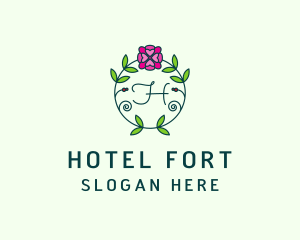 Floral Flower Wellness Spa logo design