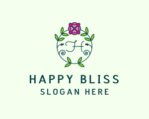 Floral Flower Wellness Spa logo design