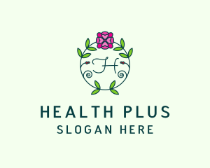 Floral Flower Wellness Spa logo design