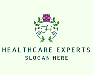 Floral Flower Wellness Spa logo design