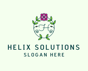 Floral Flower Wellness Spa logo design