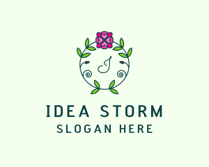 Floral Flower Wellness Spa logo design