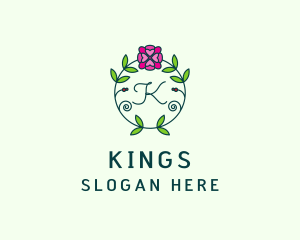 Floral Flower Wellness Spa logo design