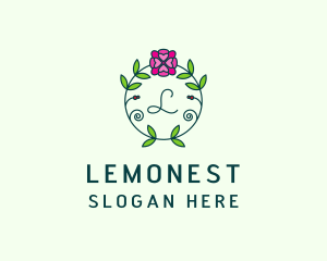 Floral Flower Wellness Spa logo design