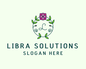 Floral Flower Wellness Spa logo design