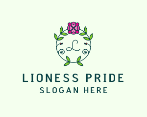 Floral Flower Wellness Spa logo design