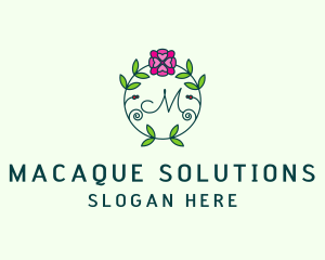 Floral Flower Wellness Spa logo design