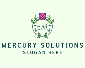 Floral Flower Wellness Spa logo design