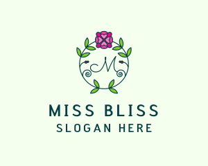 Floral Flower Wellness Spa logo design