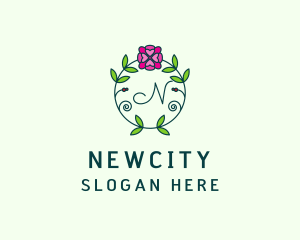 Floral Flower Wellness Spa logo design