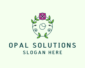 Floral Flower Wellness Spa logo design