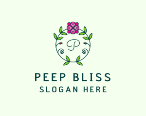 Floral Flower Wellness Spa logo design