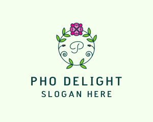 Floral Flower Wellness Spa logo design