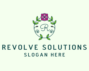 Floral Flower Wellness Spa logo design