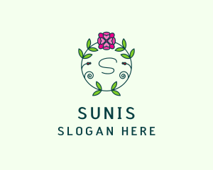 Floral Flower Wellness Spa logo design