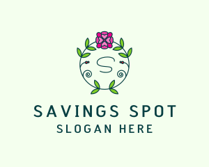 Floral Flower Wellness Spa logo design