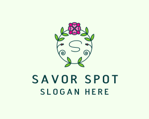 Floral Flower Wellness Spa logo design