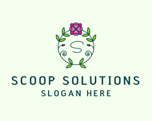 Floral Flower Wellness Spa logo design