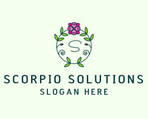 Floral Flower Wellness Spa logo design