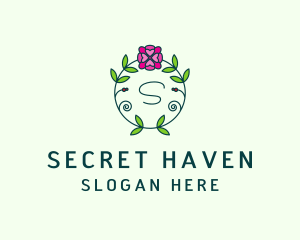 Floral Flower Wellness Spa logo design