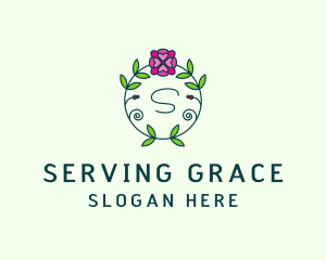 Floral Flower Wellness Spa logo design