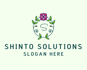 Floral Flower Wellness Spa logo design