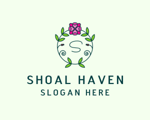 Floral Flower Wellness Spa logo design