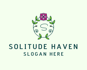 Floral Flower Wellness Spa logo design