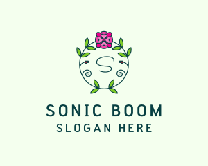 Floral Flower Wellness Spa logo design