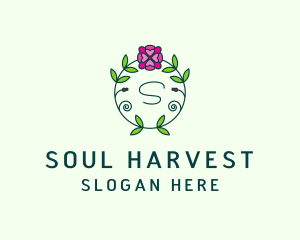 Floral Flower Wellness Spa logo design