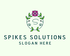 Floral Flower Wellness Spa logo design