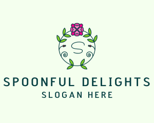 Floral Flower Wellness Spa logo design