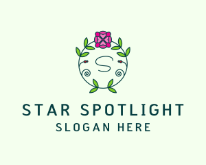 Floral Flower Wellness Spa logo design