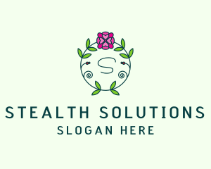 Floral Flower Wellness Spa logo design