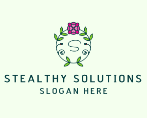 Floral Flower Wellness Spa logo design