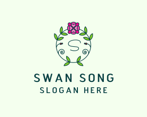 Floral Flower Wellness Spa logo design