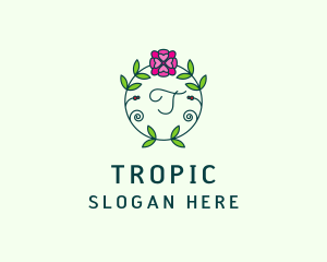 Floral Flower Wellness Spa logo design