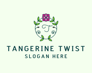 Floral Flower Wellness Spa logo design