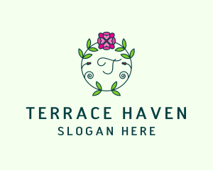 Floral Flower Wellness Spa logo design