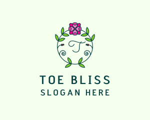 Floral Flower Wellness Spa logo design