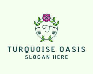 Floral Flower Wellness Spa logo design