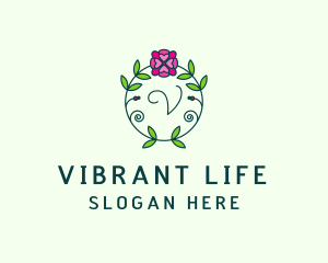 Floral Flower Wellness Spa logo design