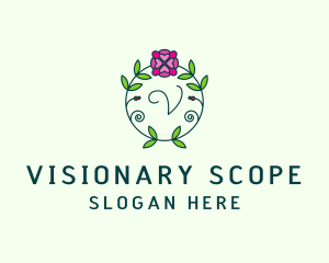 Floral Flower Wellness Spa logo design