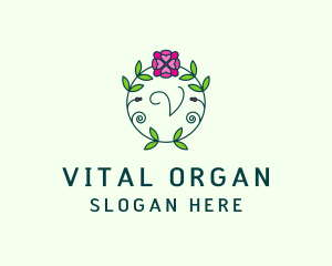 Floral Flower Wellness Spa logo design