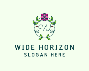 Floral Flower Wellness Spa logo design