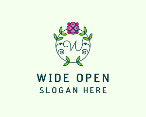 Floral Flower Wellness Spa logo design