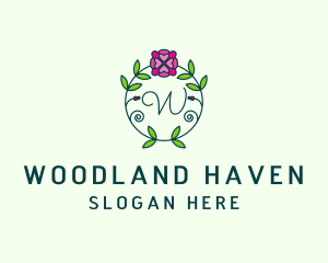 Floral Flower Wellness Spa logo design