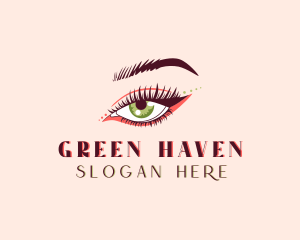 Makeup Artist Eyelashes Logo